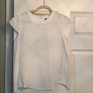 White JCrew top